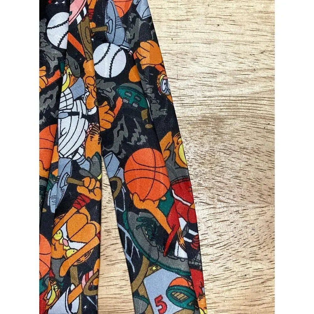 Hot Cakes‎ Balancine Men’s Necktie Novelty Garfield Sports Basketball Soccer